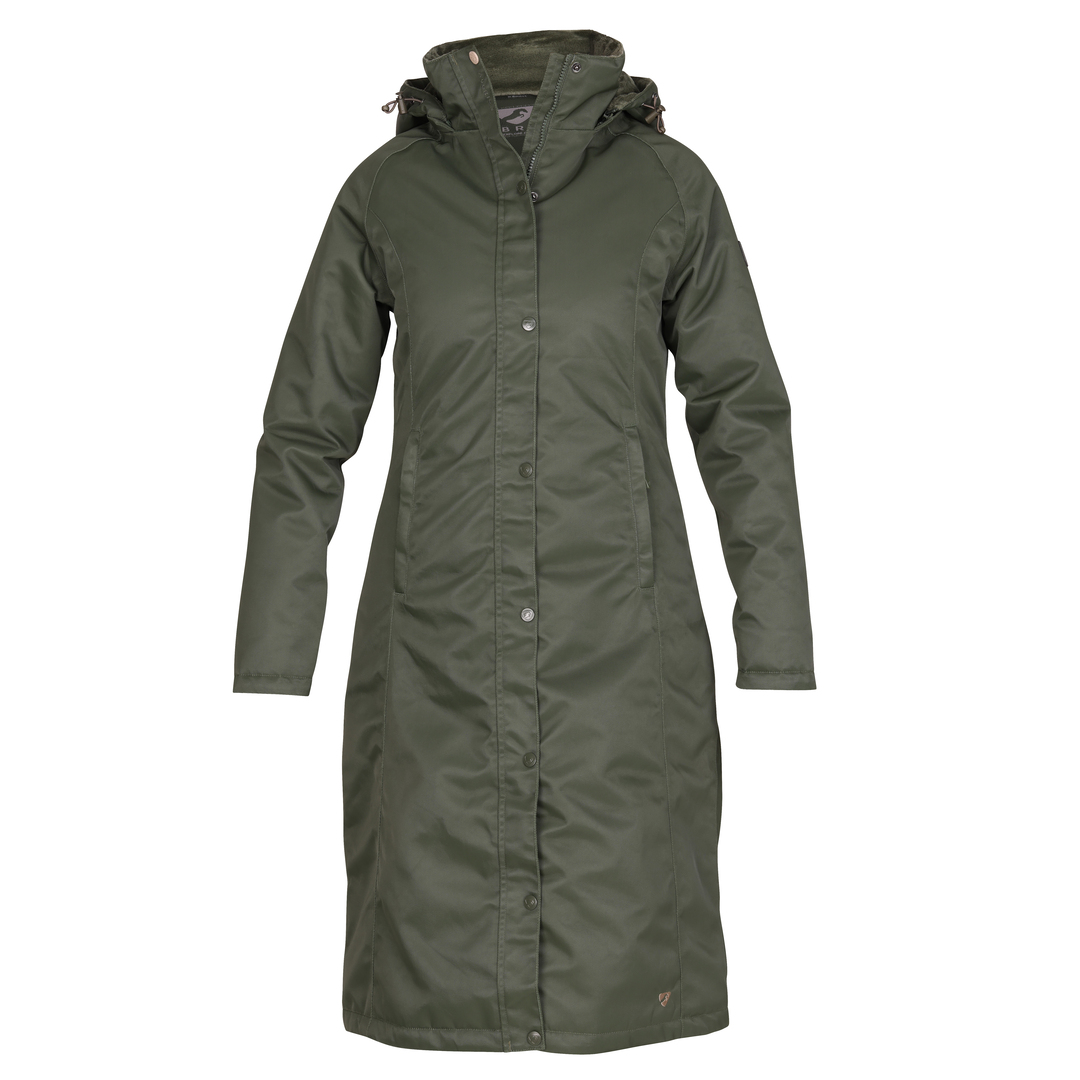 Picture of Shires Aubrion Adults Halcyon Long Waterproof Coat, Green or Black, XXS-XXXL