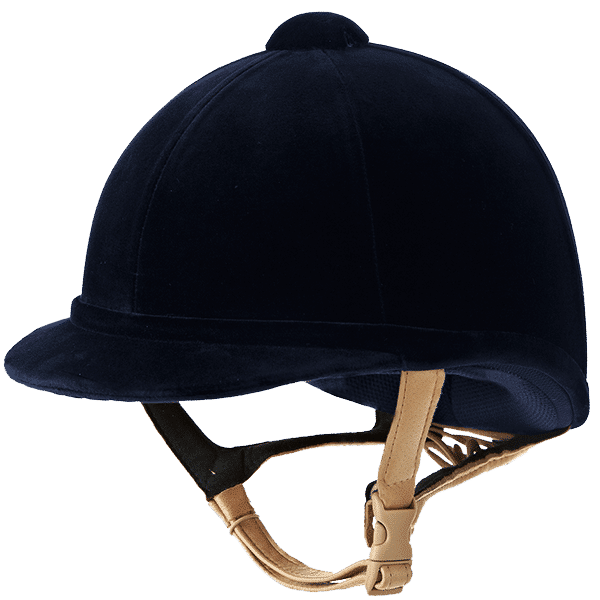 Picture of Charles Owen Hampton Horse Riding Show Hat | VG1, PAS015, Kitemark, Black, Navy