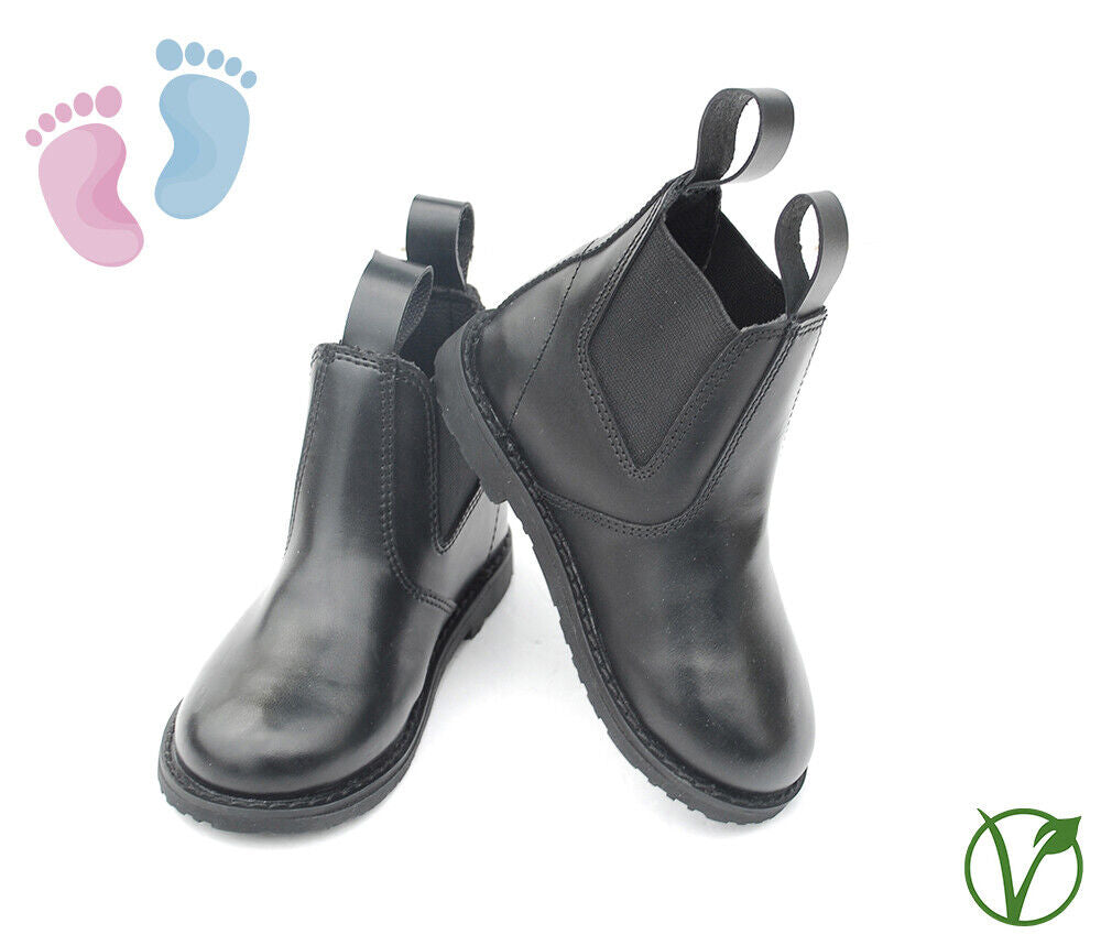 Picture of Rhinegold Little Ones Jodhpur Boots | Childs/Baby Sizes | Black Or Pink