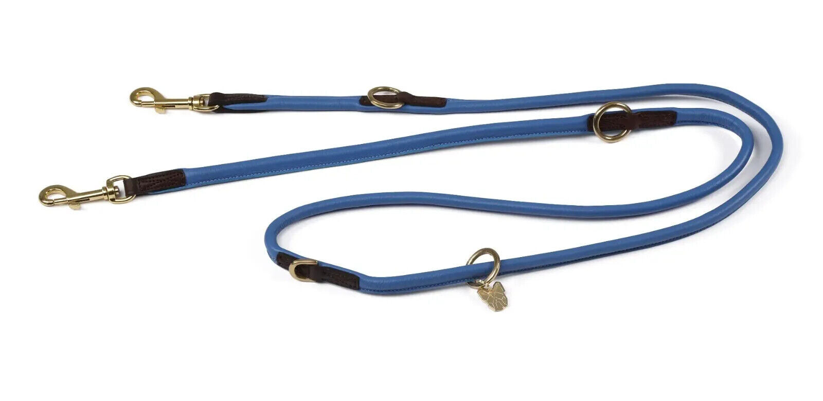 Picture of Shires Digby & Fox Rolled Leather Dog Training Lead | Double Ended | 9 Colours