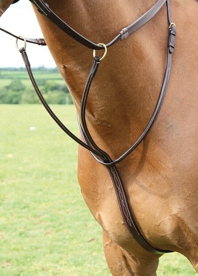 Picture of Shires Salisbury Leather Running Martingale | 2 Colours
