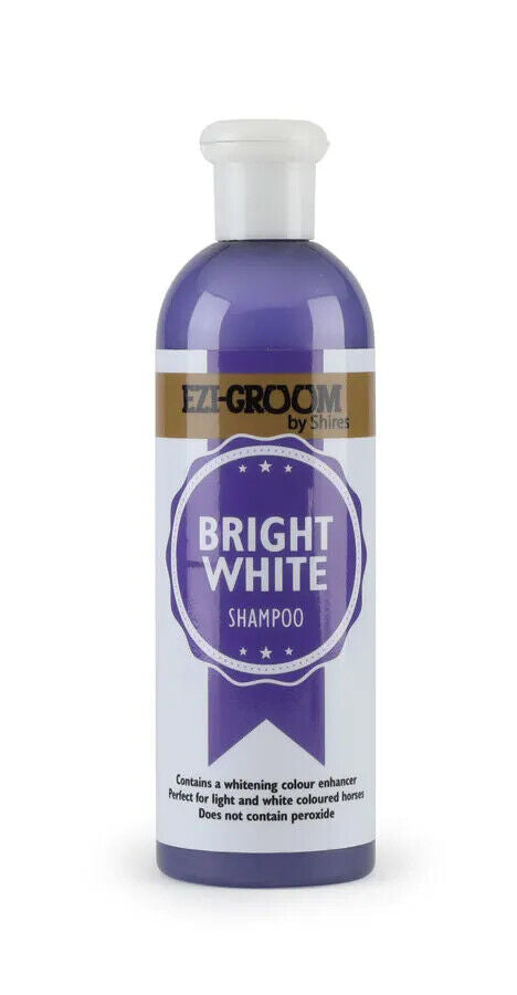 Picture of Shires EZI-GROOM Bright White Horse/Pony Shampoo | 400ml or 4Ltr