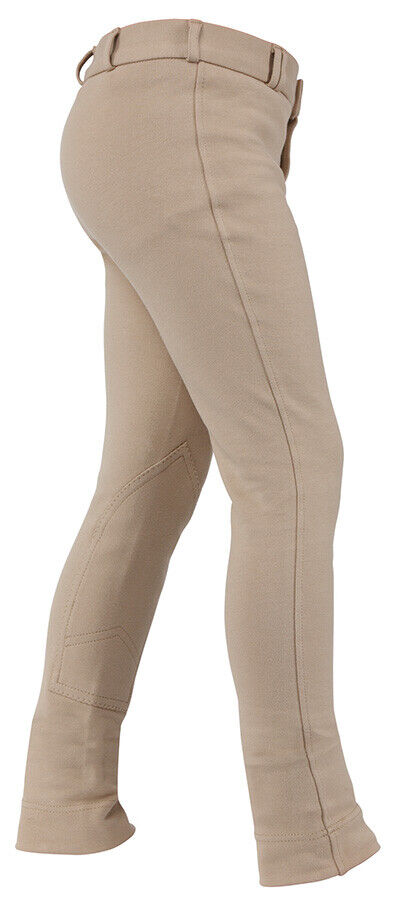 Picture of Shires Wessex Boys Horse Riding Jodhpurs | Boys/Child, Age 9-14yrs, Black/Beige