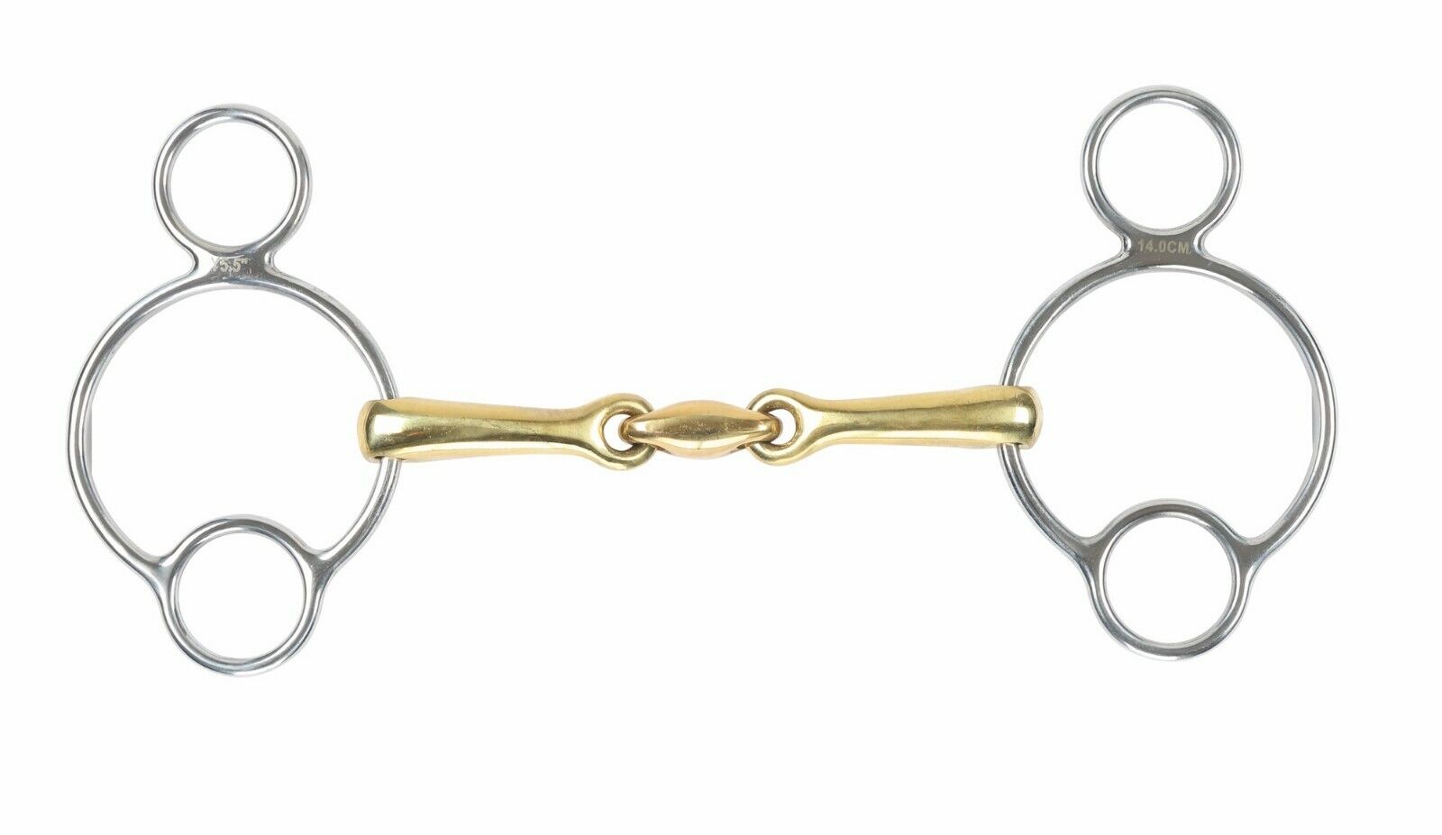 Picture of Shires Brass Alloy Universal With Lozenge | Horse Bit | Brass Alloy | 4 Sizes