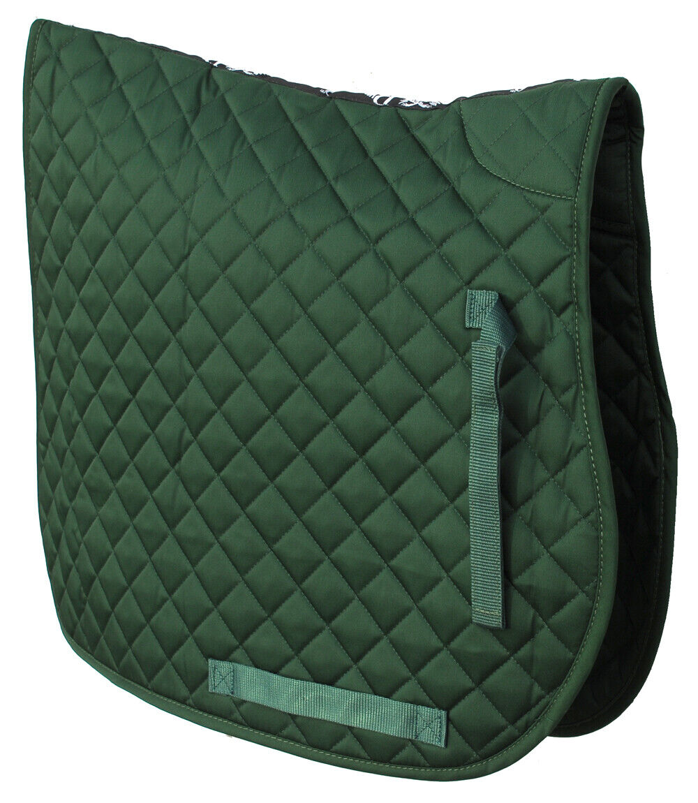 Picture of Rhinegold Cotton Quilted Saddle Cloth | Pony, Cob, Full | 11 Colours