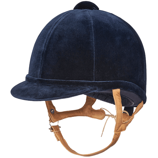 Picture of Charles Owen Fian Horse Riding Show Hat | VG1, CE Marked, Kitemark | Navy,Black