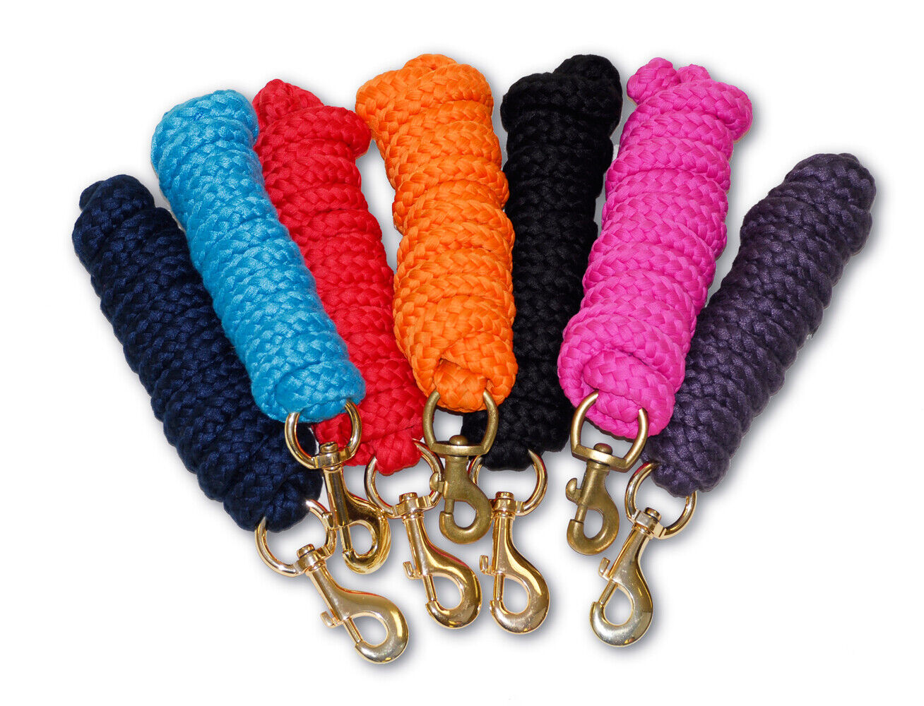 Picture of Rhinegold Luxe Lead Rope | 8 Colours | Brass Trigger Clip | Polypropolene Soft