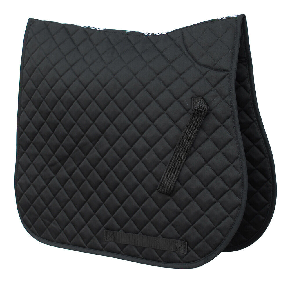 Picture of Rhinegold Cotton Quilted Saddle Cloth | Pony, Cob, Full | 11 Colours