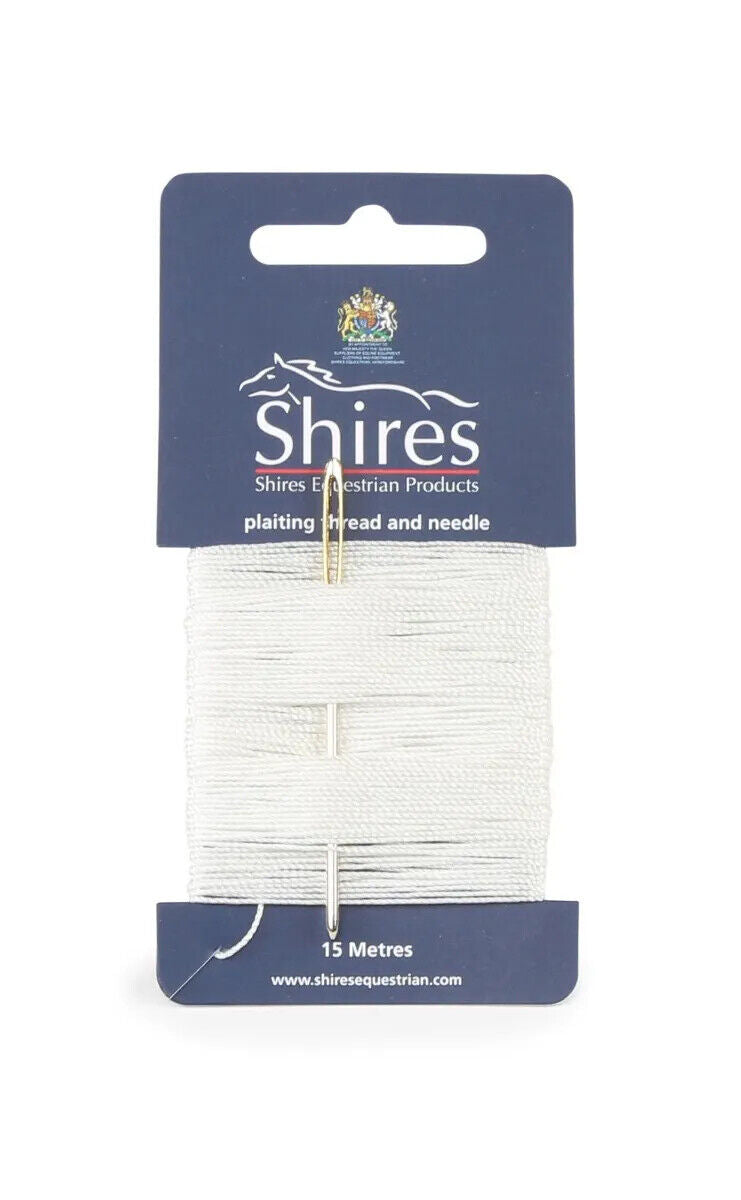 Picture of Shires EZI-GROOM Horse Mane plaiting Thread | Black, Brown, White | 15M Long