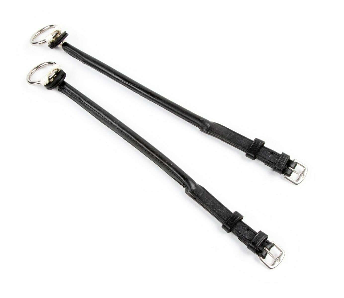 Picture of Shires Velociti Gara Leather Gag Cheeks | Havana or Black | 35cm