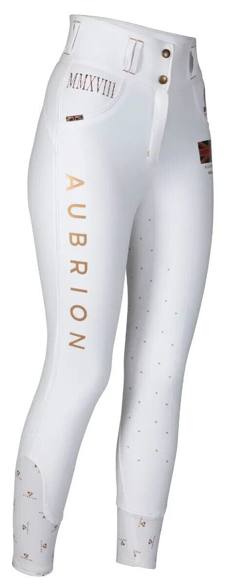 Picture of Shires Aubrion Maids Team Breeches | Girls | Age 7-14yrs |4 Colours