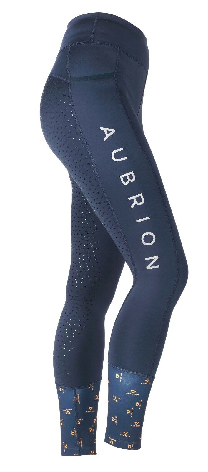 Picture of Shires Aubrion Stanmore Horse Riding Tights | Ladies | Navy Blue
