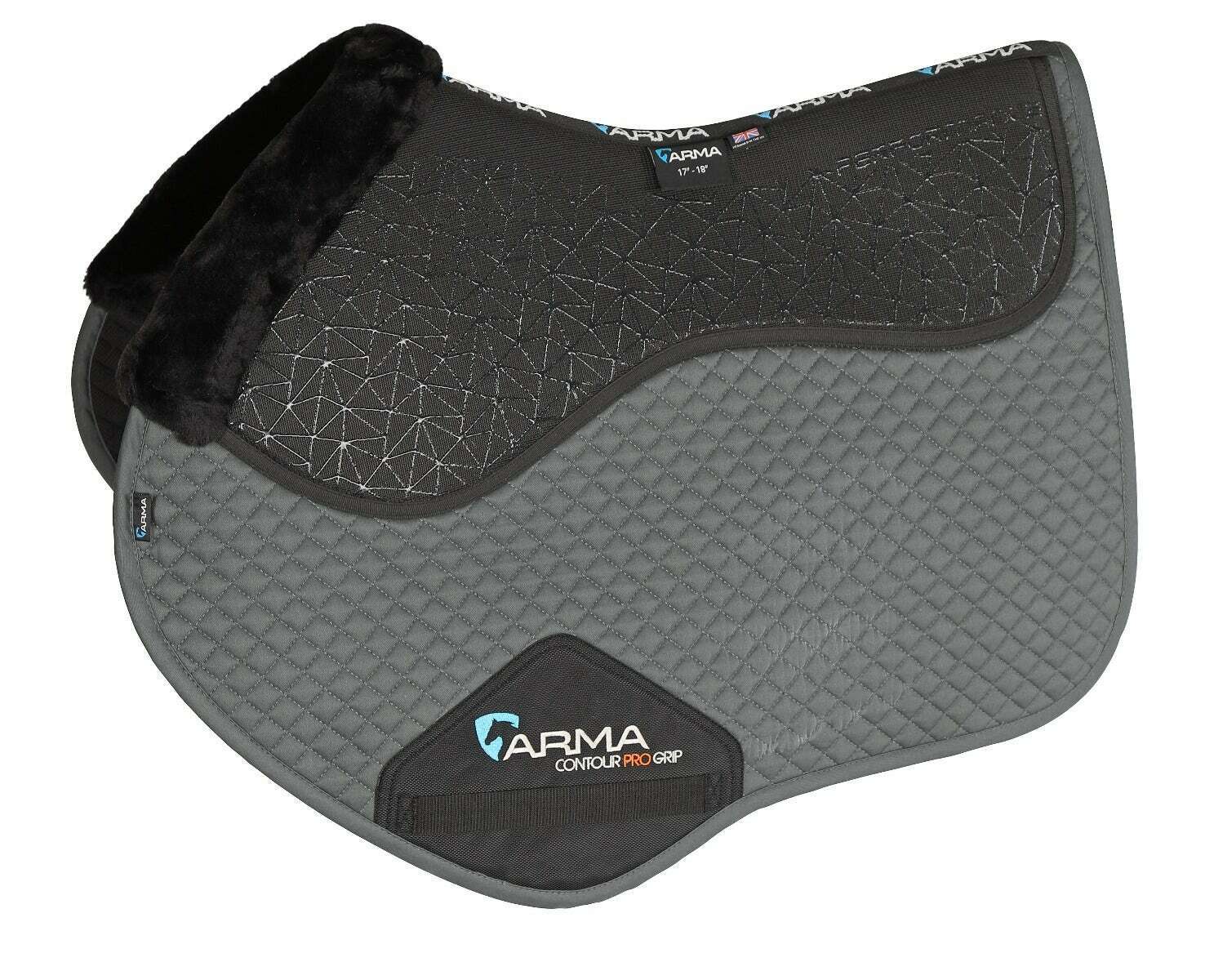 Picture of Shires Arma Fusion Jump Saddlecloth | Silicon Grip | 17"/18" Size | 5 Colours