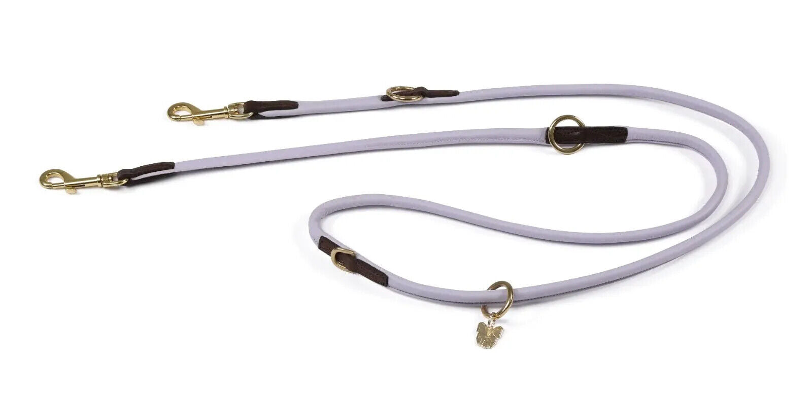 Picture of Shires Digby & Fox Rolled Leather Dog Training Lead | Double Ended | 9 Colours