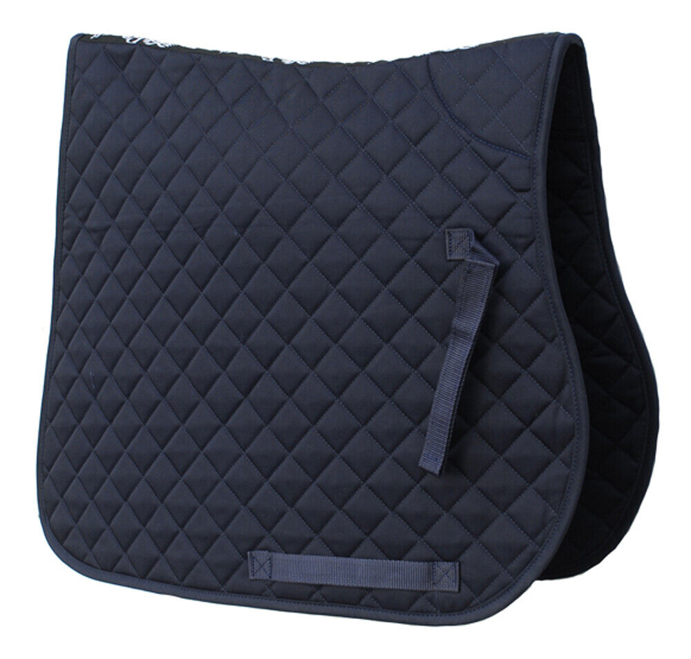 Picture of Rhinegold Cotton Quilted Saddle Cloth | Pony, Cob, Full | 11 Colours
