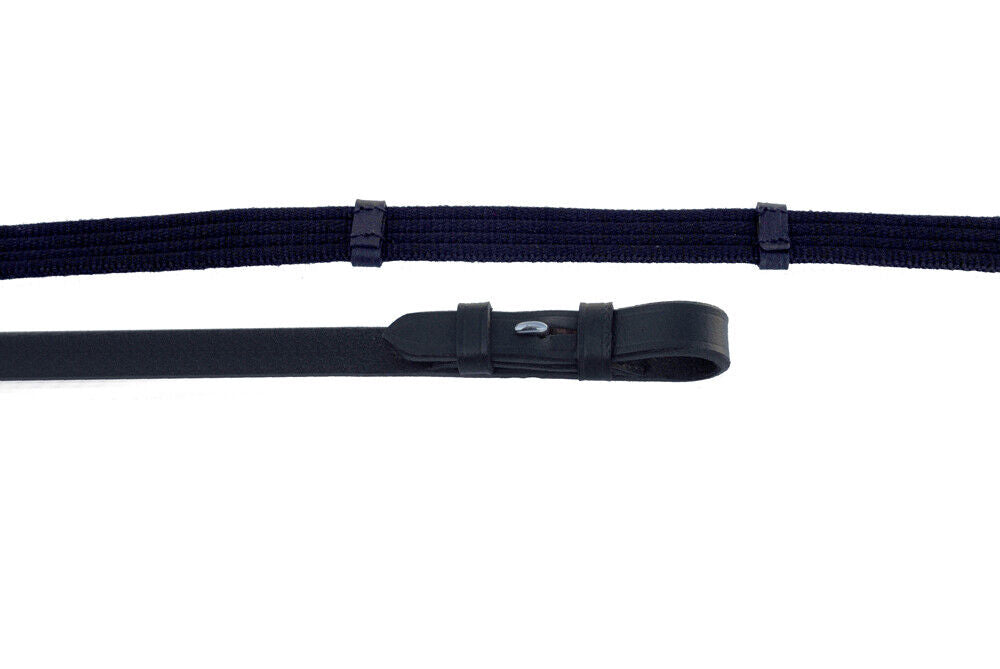 Picture of Windsor Equestrian Leather Continental Reins | Black or Havana | 54" x 5/8"