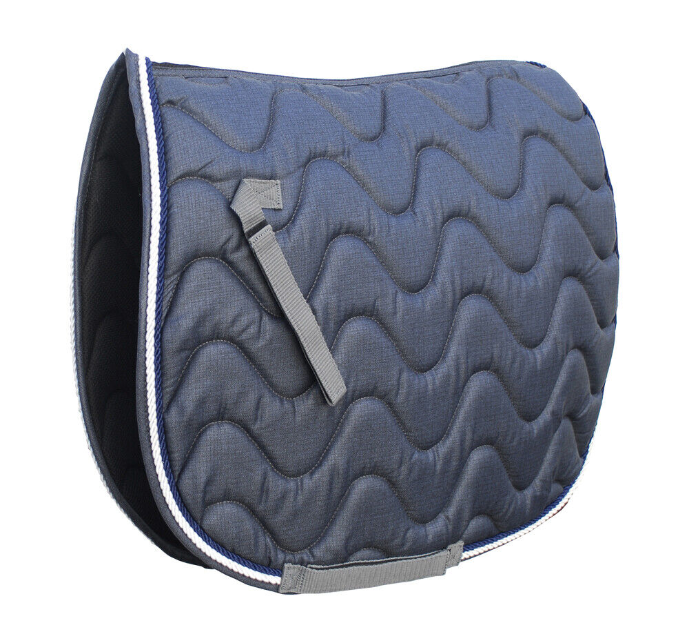 Picture of Rhinegold Wave Saddlepad Numnah | Pony, Cob, Full | 8 Colours