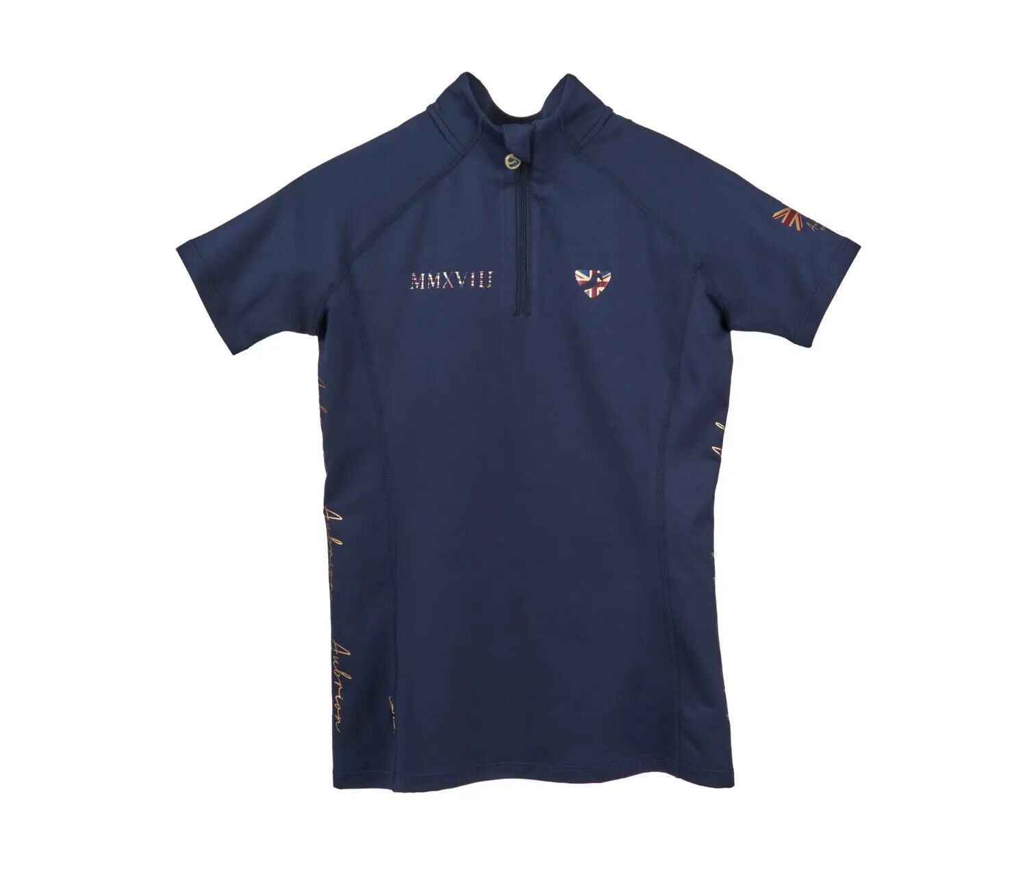 Picture of Shires Aubrion Team Short Sleeve Base Layer - Young Rider | 4 Colours | Age 7-14