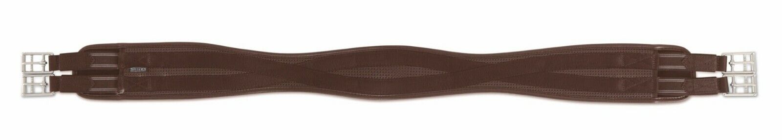 Picture of Shires Arma Anti-Chafe Contour Horse Girth with Elastic | Black or Brown|30"-60"