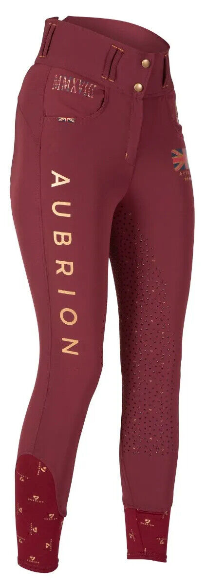 Picture of Shires Aubrion Maids Team Breeches | Girls | Age 7-14yrs |4 Colours
