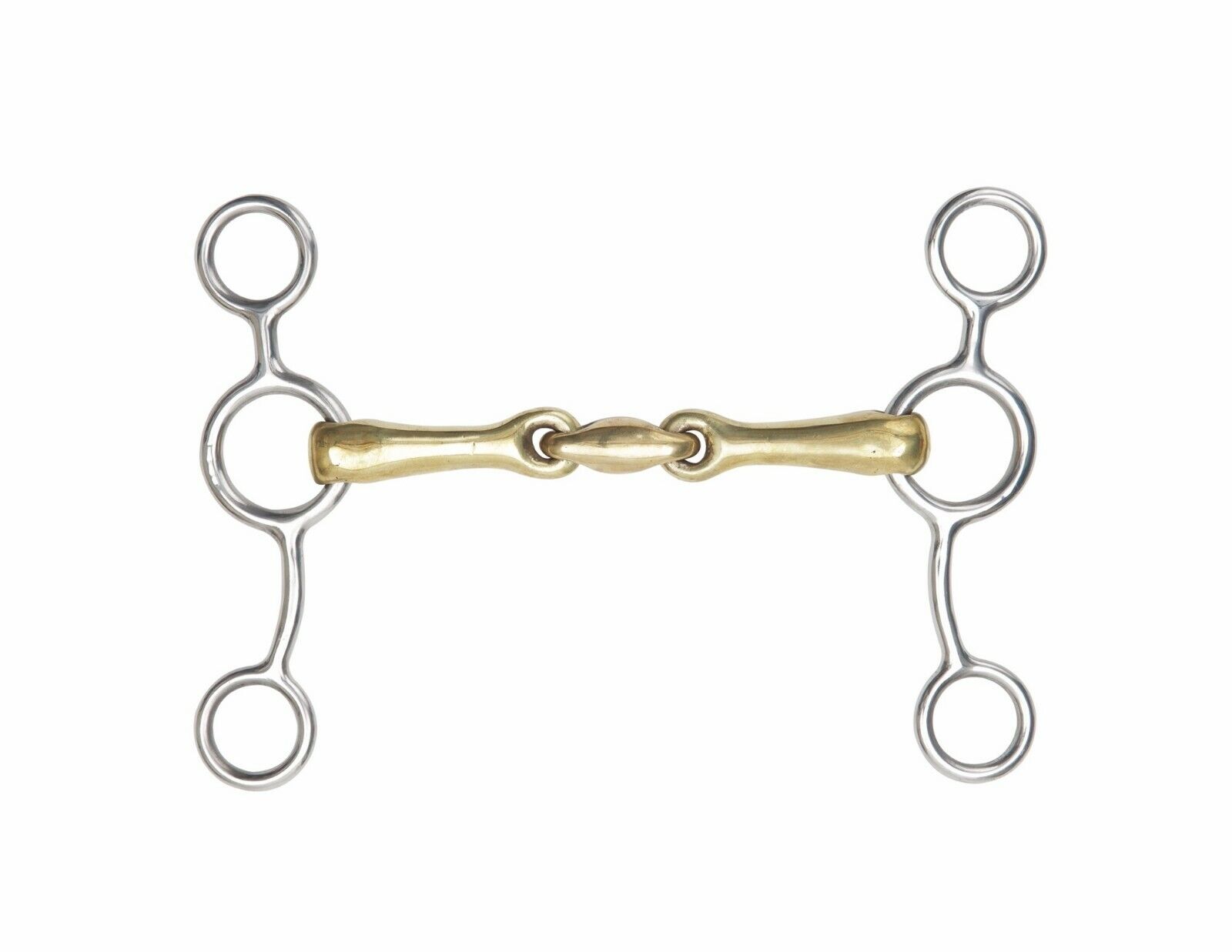 Picture of Shires Tom Thumb Gag Bit with Brass Alloy Mouth | Brass Alloy | 4 Sizes