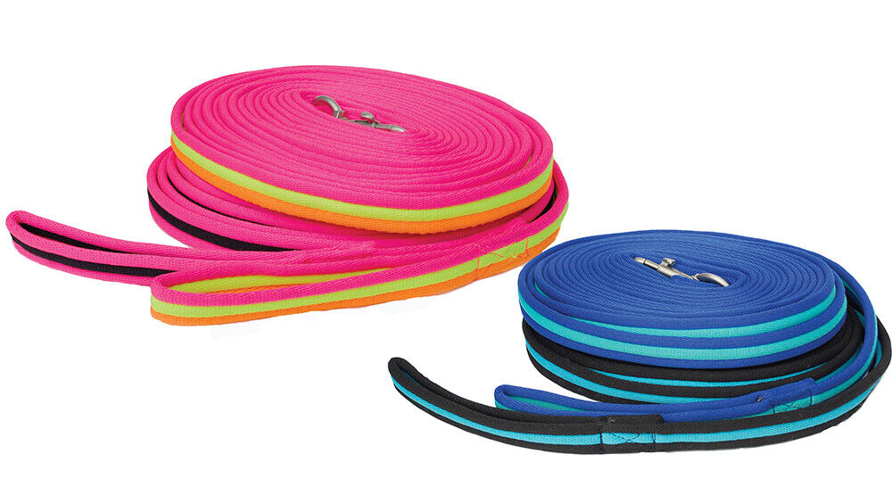 Picture of Rhinegold Carnival Lunge Rein | Swivel Trigger Clip | Loop Handle | 8M Long