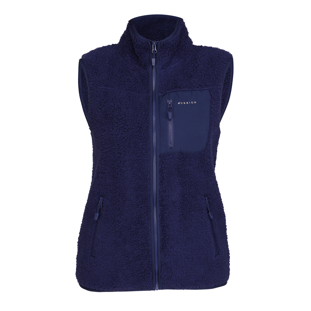 Picture of Shires Aubrion Ladies Clement Fleece Gilet, Womens, Taupe or Ink Colour,XXS-XXXL