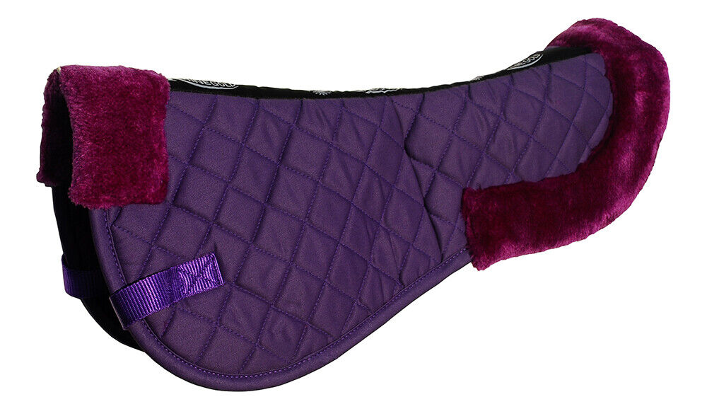 Picture of Rhinegold Comfort Half Saddle Pad Cotton Half Pad |  3 Sizes | 7 Colours