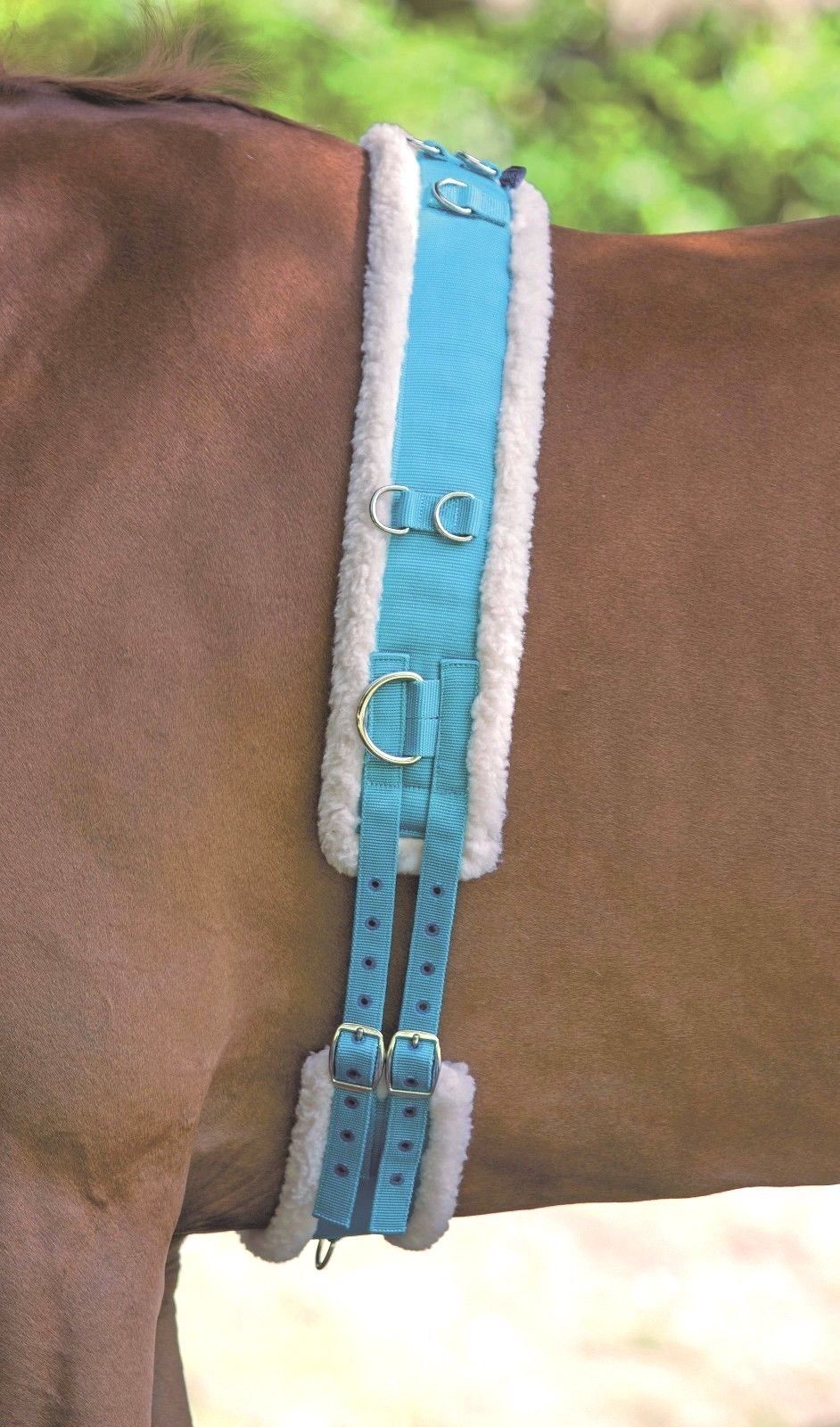 Picture of Shires Nylon Lunge Roller Soft Fleece Padding Adjustable Lunging Training