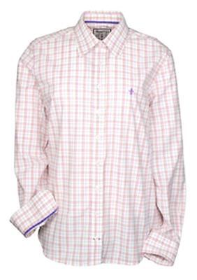 Picture of Toggi Genevieve Ladies Tattersall Check Shirt - Candy/Amethyst/Sienna Stripe