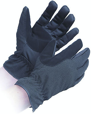 Picture of Shires Bayswater Thinsulate Lined Riding Gloves Black 5 sizes (197)