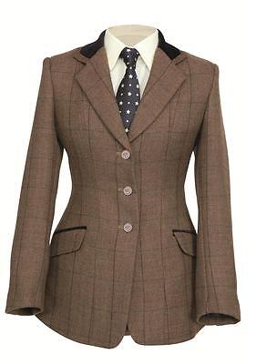 Picture of Shires Childs Huntingdon Tweed Riding Hacking Jacket Showing,  All Sizes