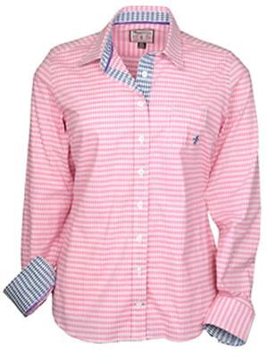 Picture of Toggi Milo Ladies Gingham Check Shirt, Candy Check or Ocean Check